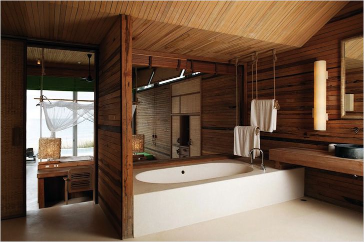 Как правильно сделать ванную комнату в доме из дерева