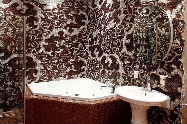 Ванная Комната Под Мозаику Фото