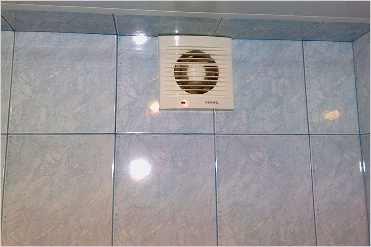 Технология подключения вентилятора в ванной